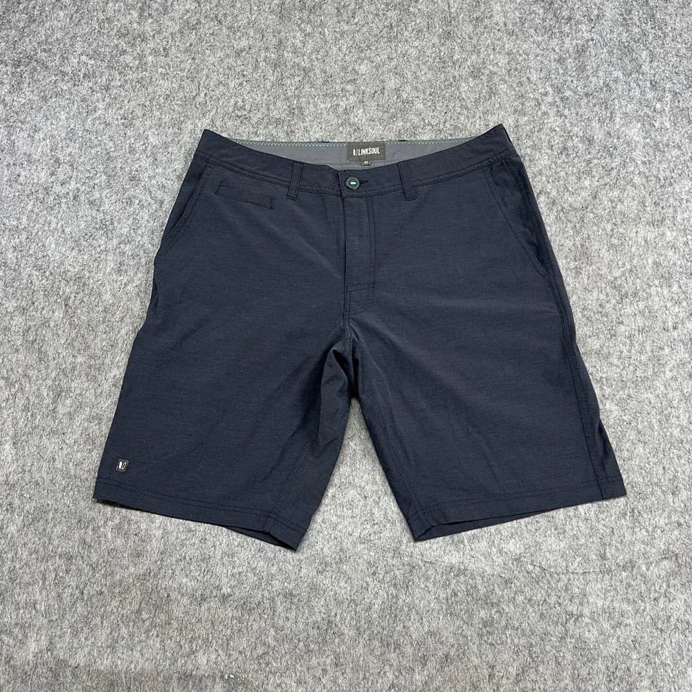 Linksoul Shorts Mens 33 Blue Chino 9